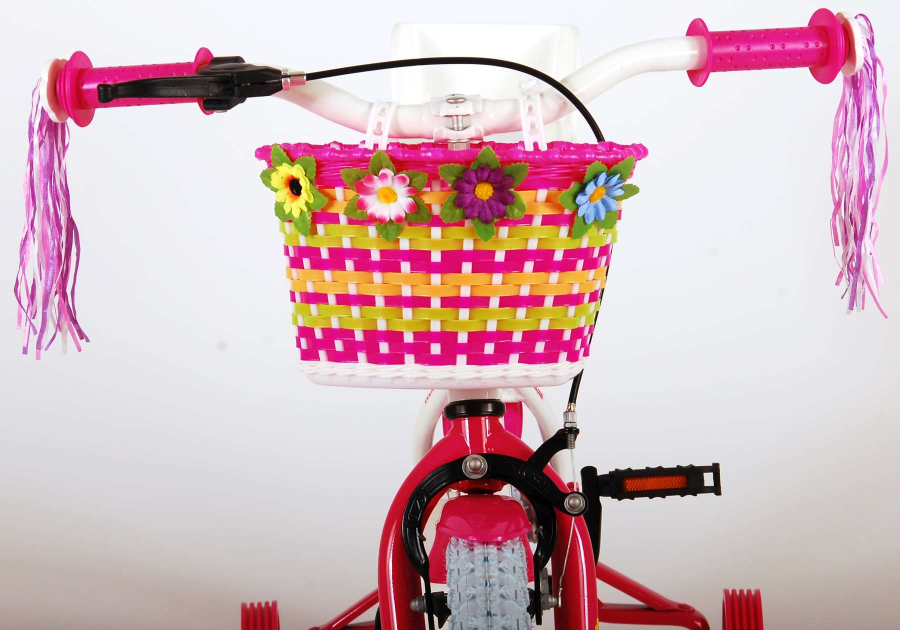 Kinderfahrrad Ashley für Mädchen 14 Zoll Kinderrad in Weiß
