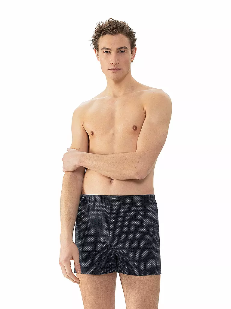 MEY Boxershorts indigo blau