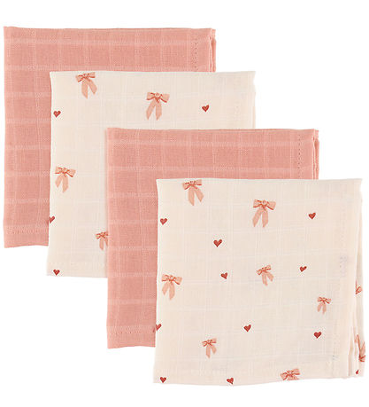 Cam Cam Waschlappen - 4er-Pack - Schleifen