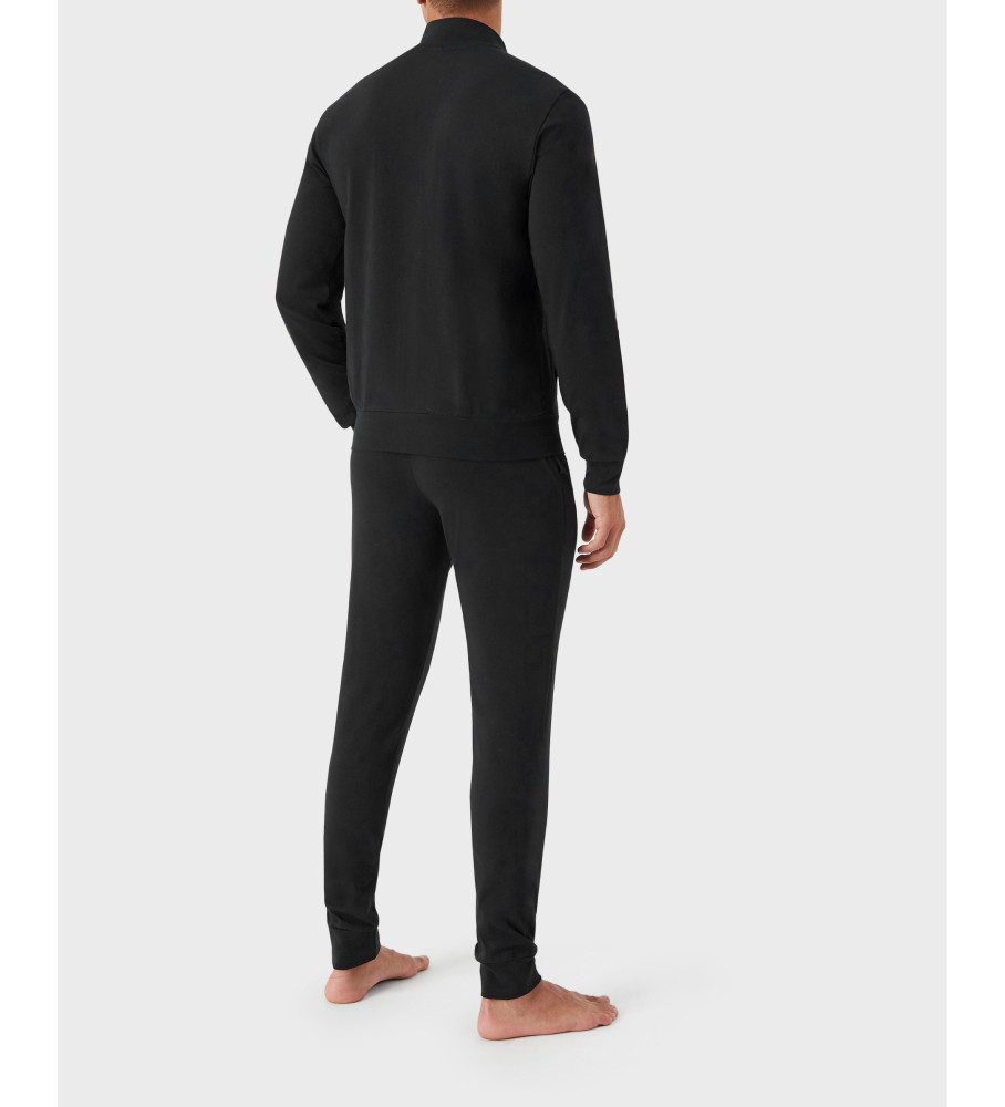 Pijama de moletom azul marinho Emporio Armani