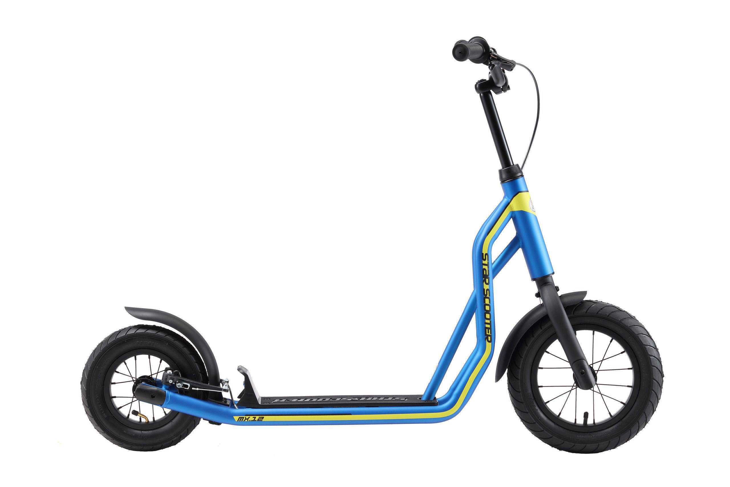 STAR SCOOTER Autoped, 12 inch + 10 inch, blauw