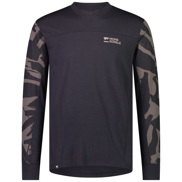 T-shirt thermique MONS ROYALE REDWOOD ENDURO VLS M SHALE / FRAGMENTS