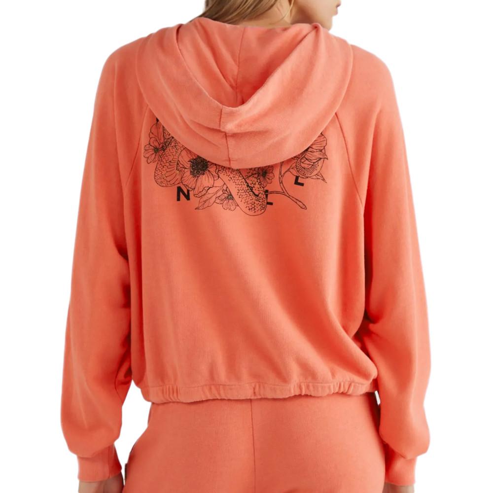 O'Neill Sweat zippé Corail Femme O'Neill Sunrise