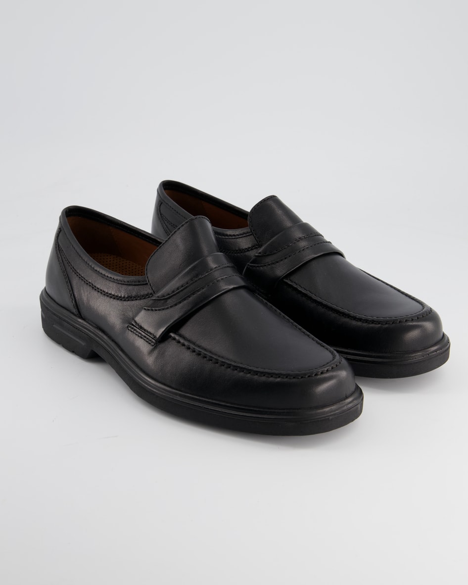 Sioux Peru-XXL Slipper in Schwarz