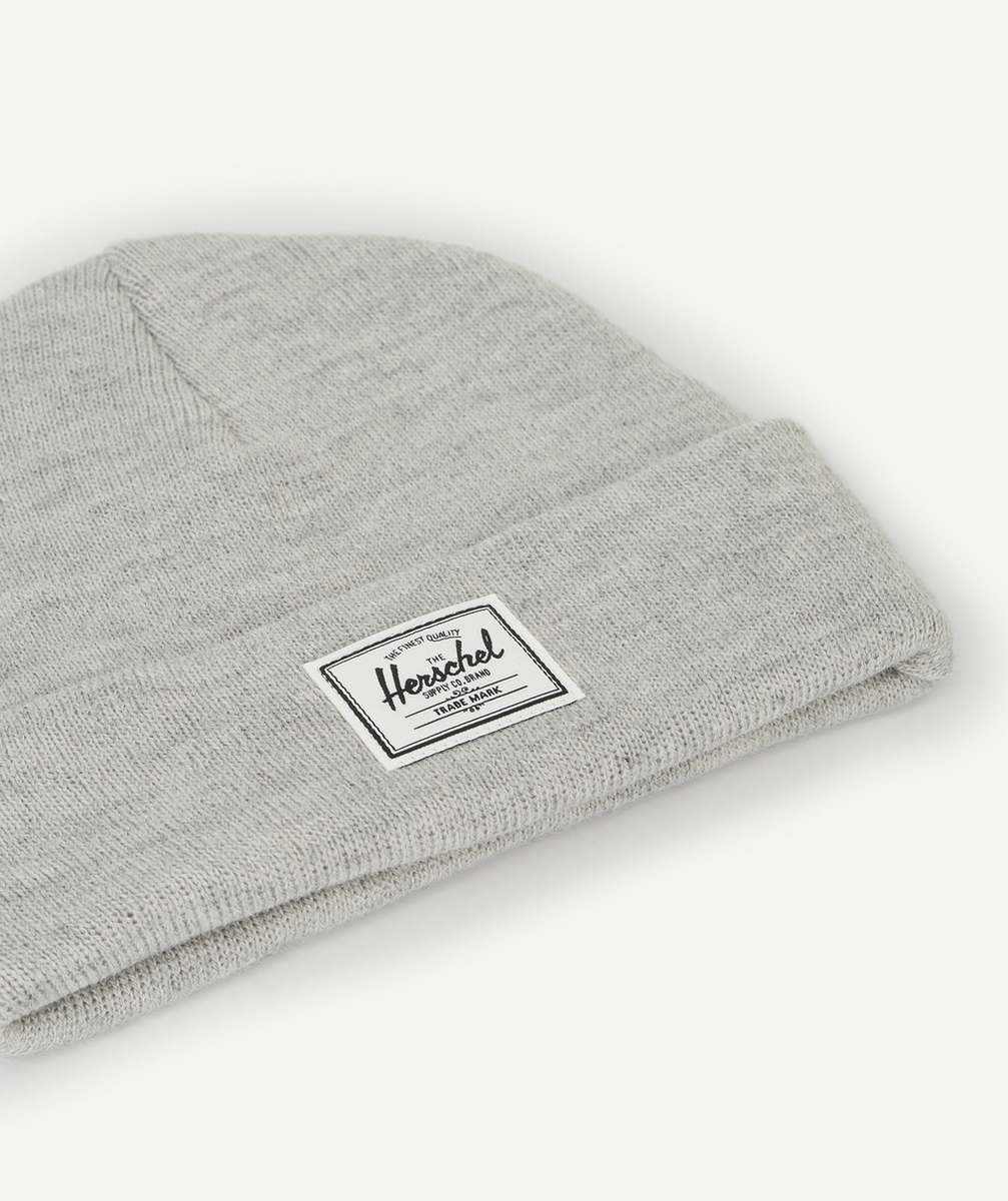 HERSCHELBONNET ADO ELMER SHALLOW EN MAILLE GRIS CLAIR