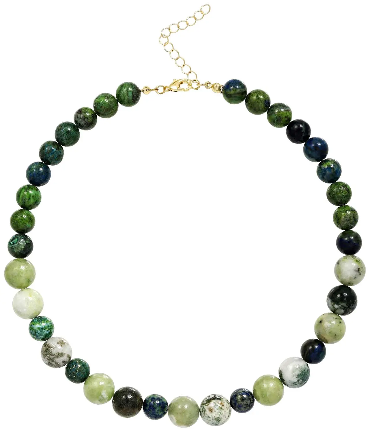 Kette - Green Agate