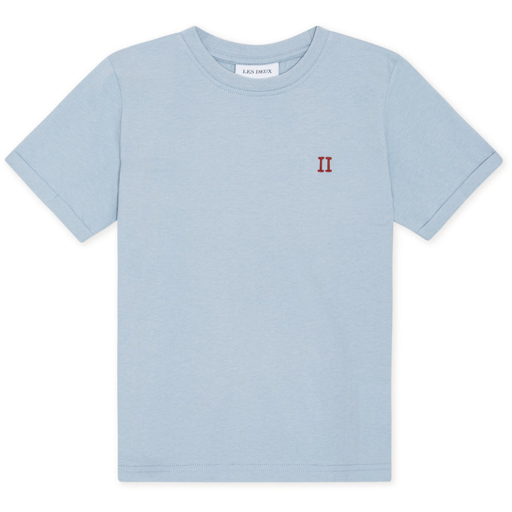Køb Les Deux Kids Blue Fog Norregaard Contrast T-Shirt