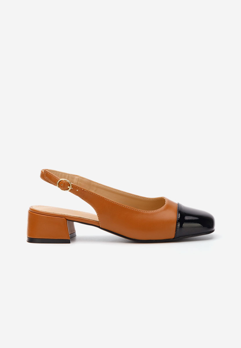 Chaussures slingback chameau Charissa