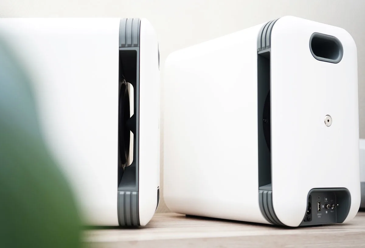 Q Acoustics Q Active 200 Blanc Google Enceintes sans fil hi-fi
