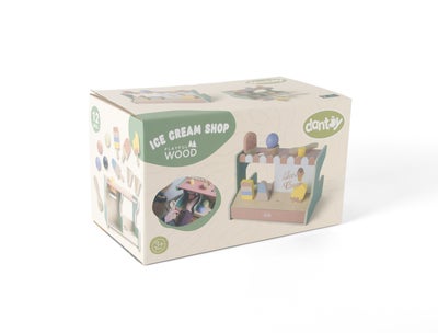 Dantoy Iskrembutikk Wood In Gift Box
