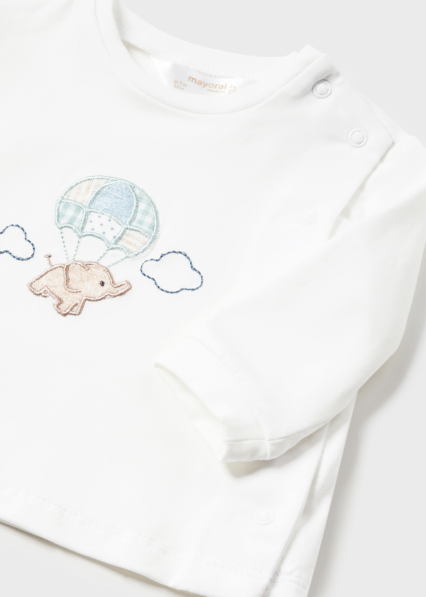 Conjunto de 3 peças Better Cotton para recém-nascidos, cor Sky