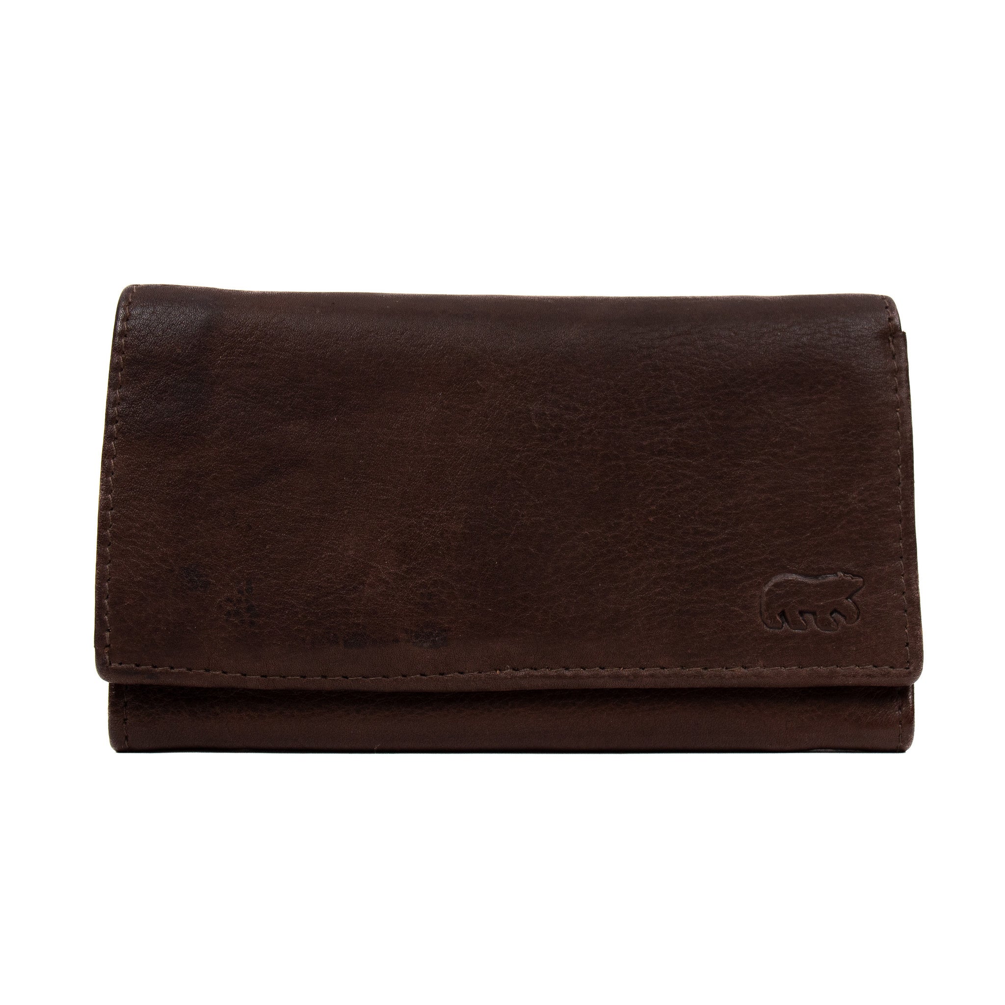 Overslag portemonnee 'Sweety' XL donkerbruin - CP 6041 Donkerbruin
