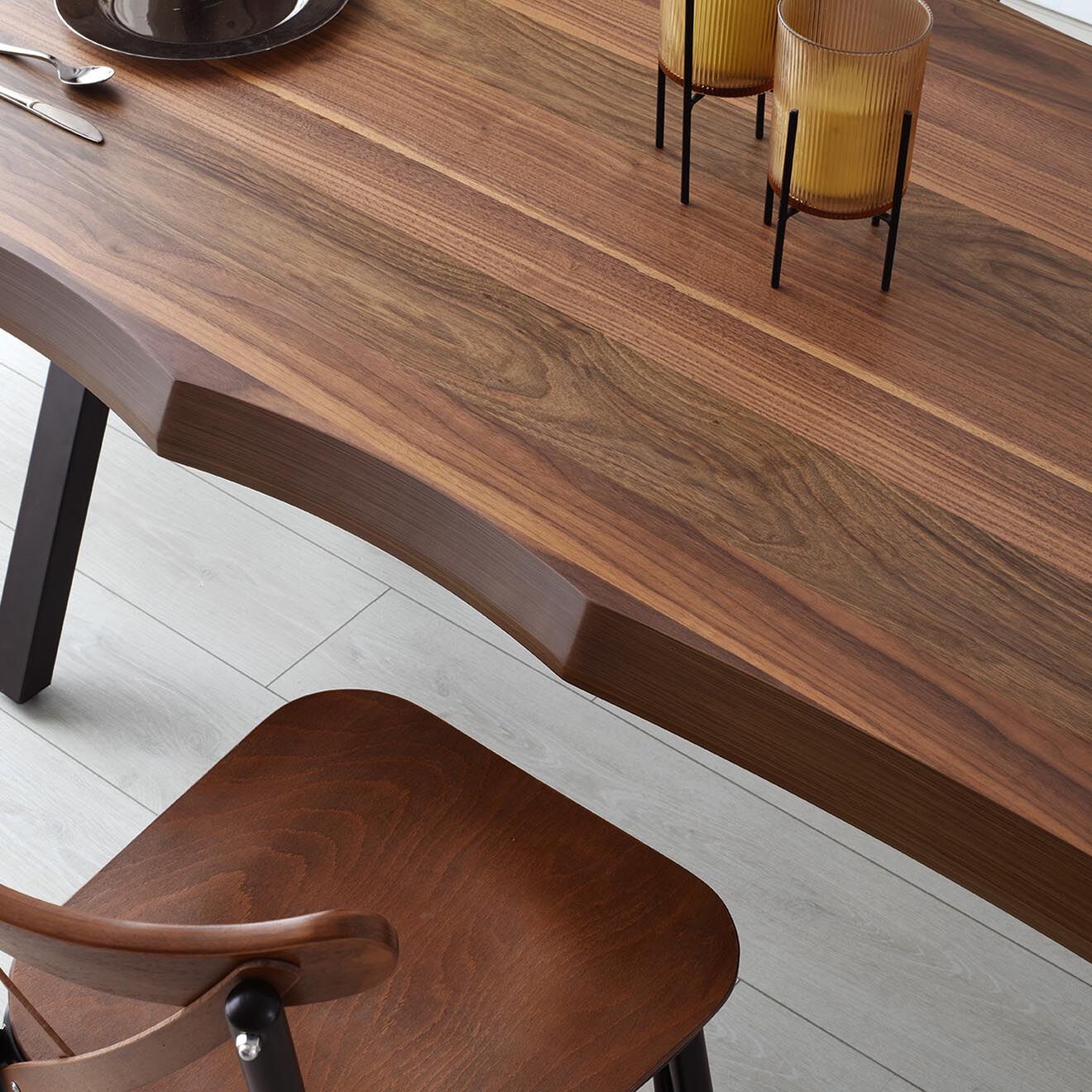 Homitis Table de salle à manger Milano beige - 180x75x80 cm