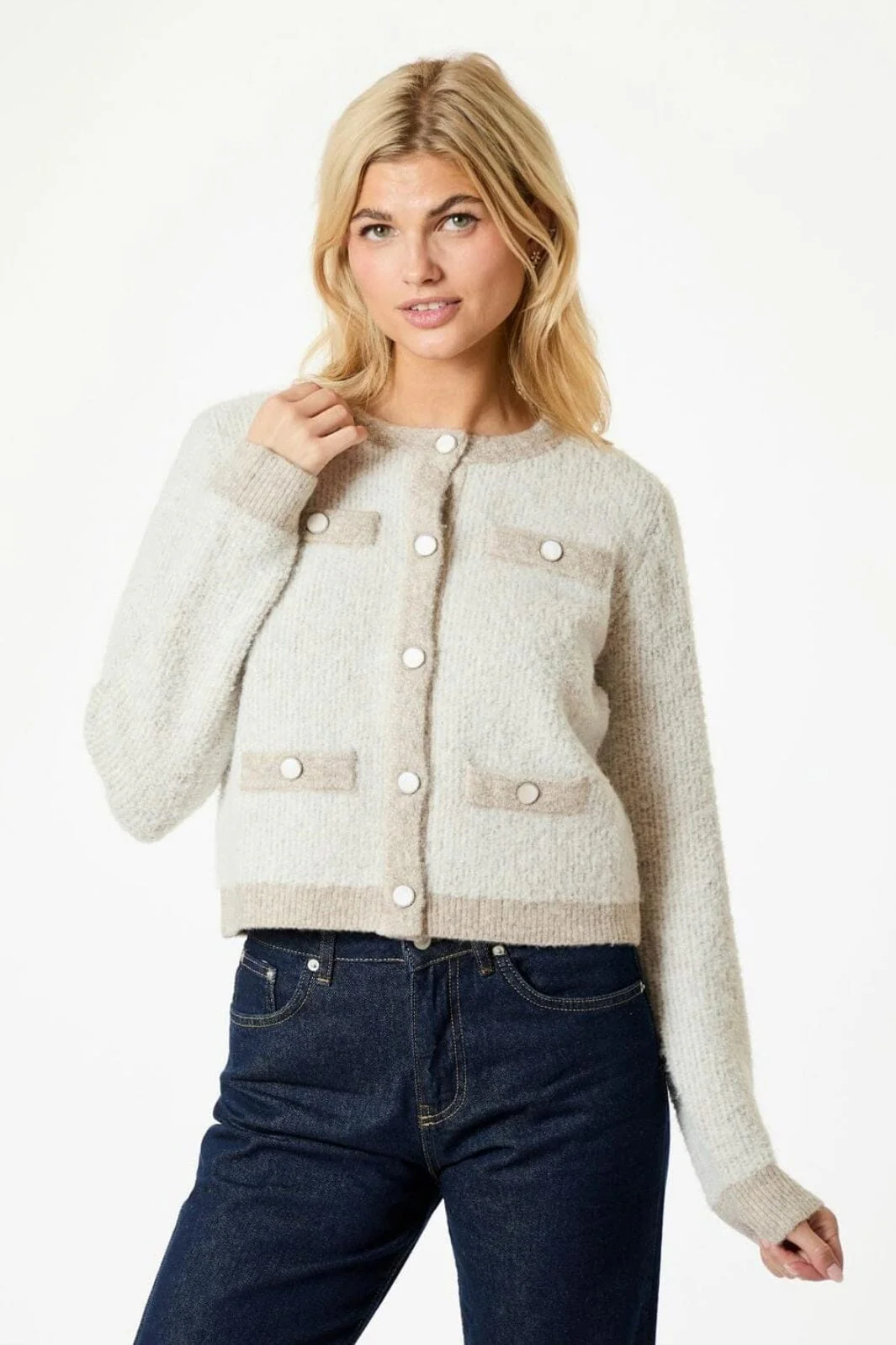 Neo Noir Vivia Knit Cardigan