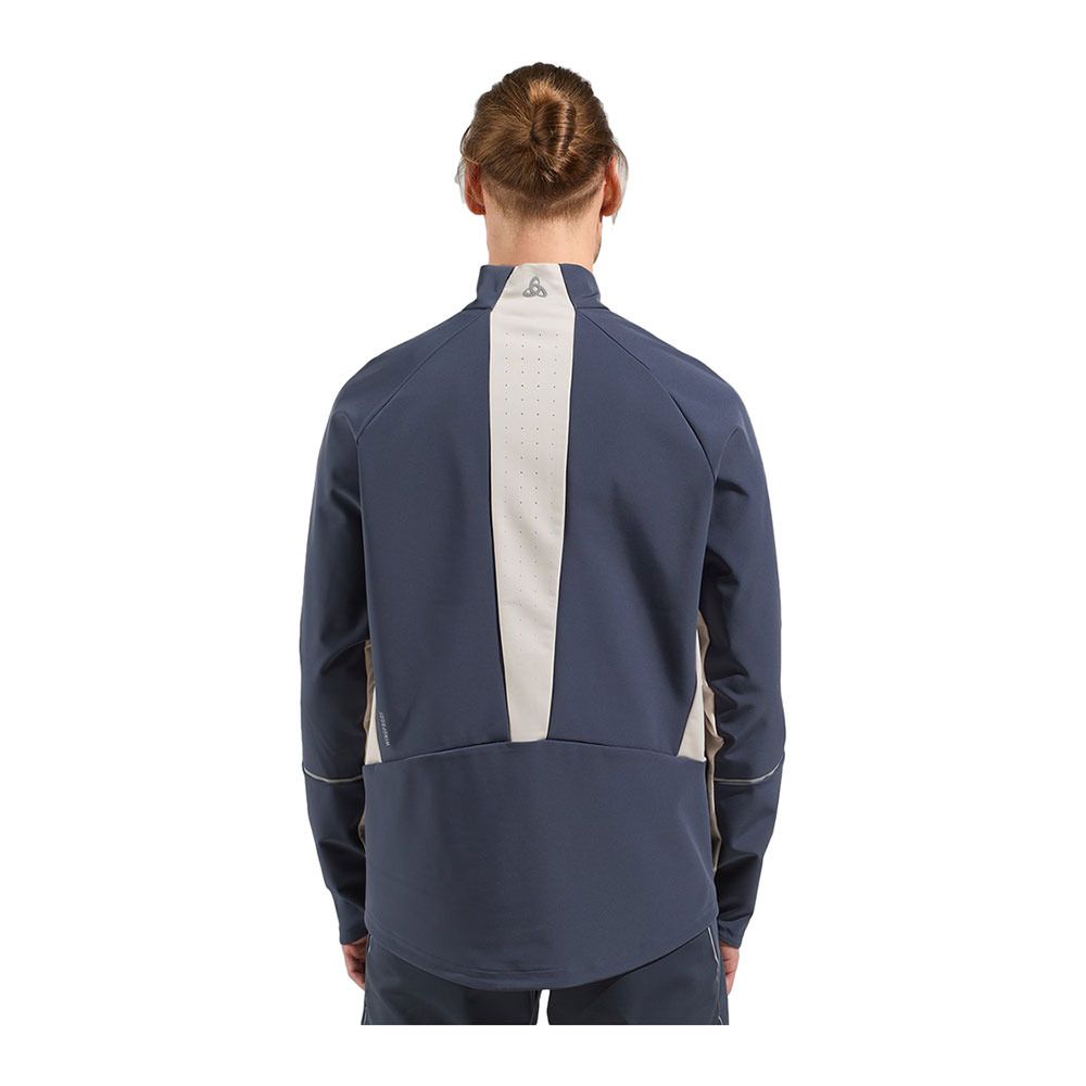 Odlo ENGVIK - Veste ski Homme silver cloud/india ink