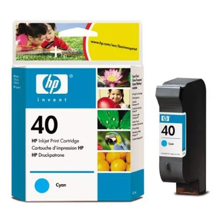 HP Original Tintenpatrone Nr. 40 Cyan