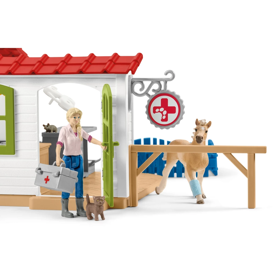 schleich® Tierarzt-Praxis mit Haustieren 42502