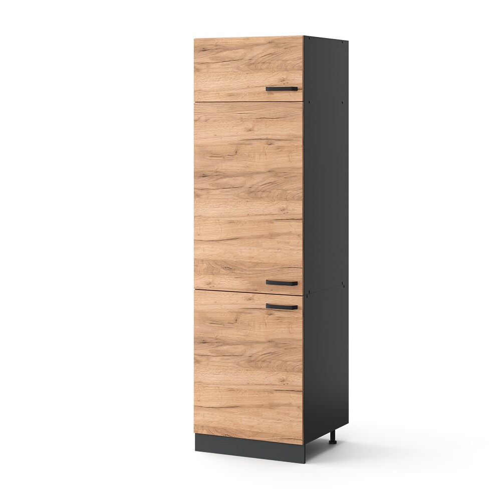 VICCO Küchenschrank Kühlumbauschrank 60 cm R-Line Anthrazit