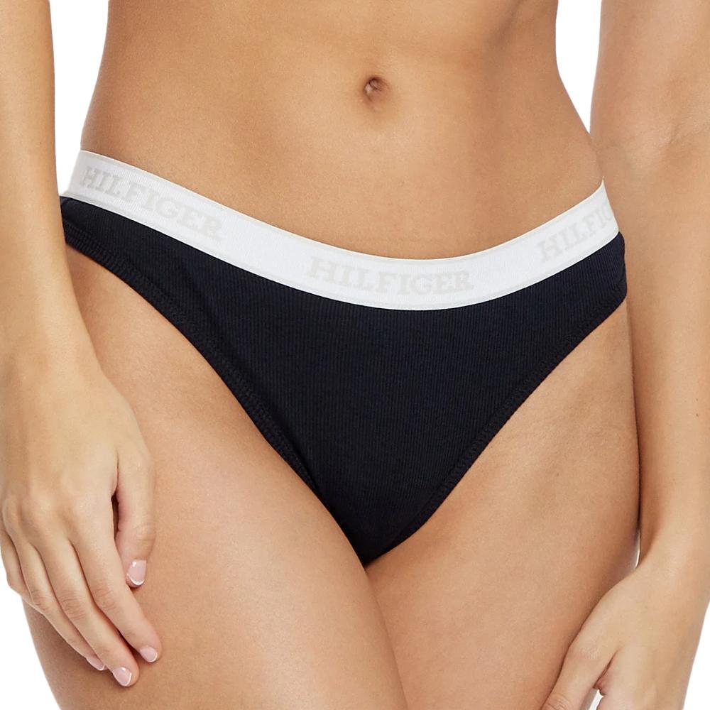Tommy Hilfiger String Noir Femme Tommy Hilfiger ThongR