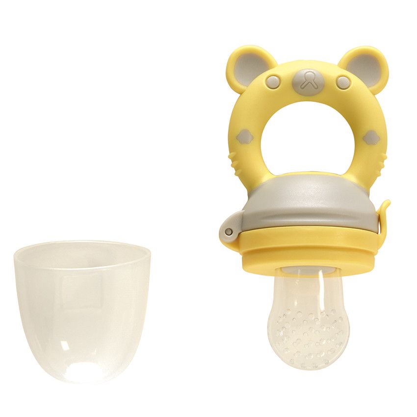 Grignoteur koala Gnamy 3.0 - Jaune/Gris - Ecru