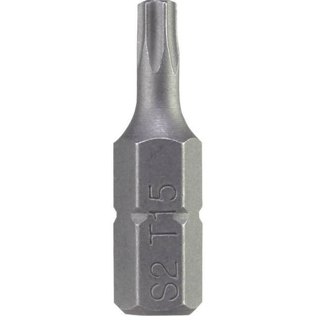 50 stk T 15 Sekskant-bit TOOLCRAFT S2-stål