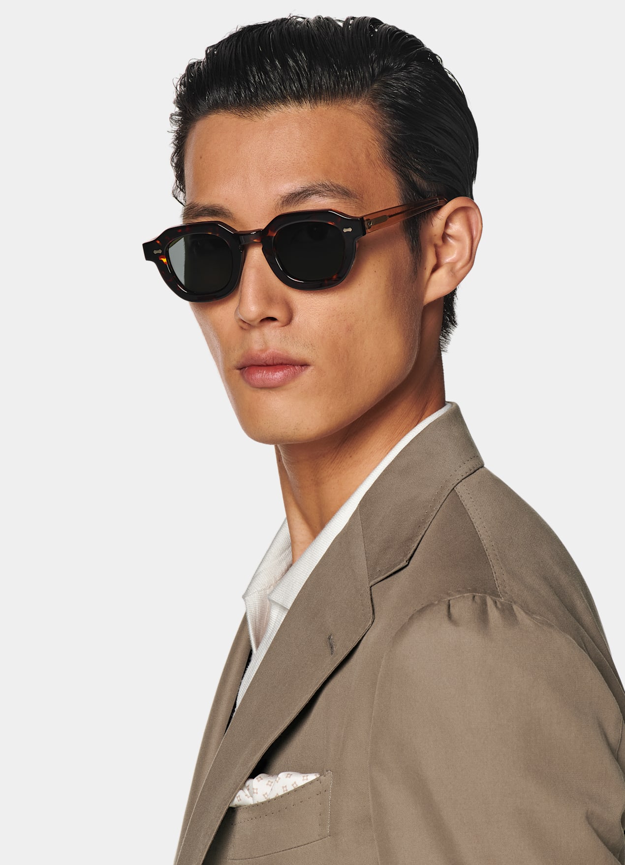 Costume Roma coupe Relaxed taupe