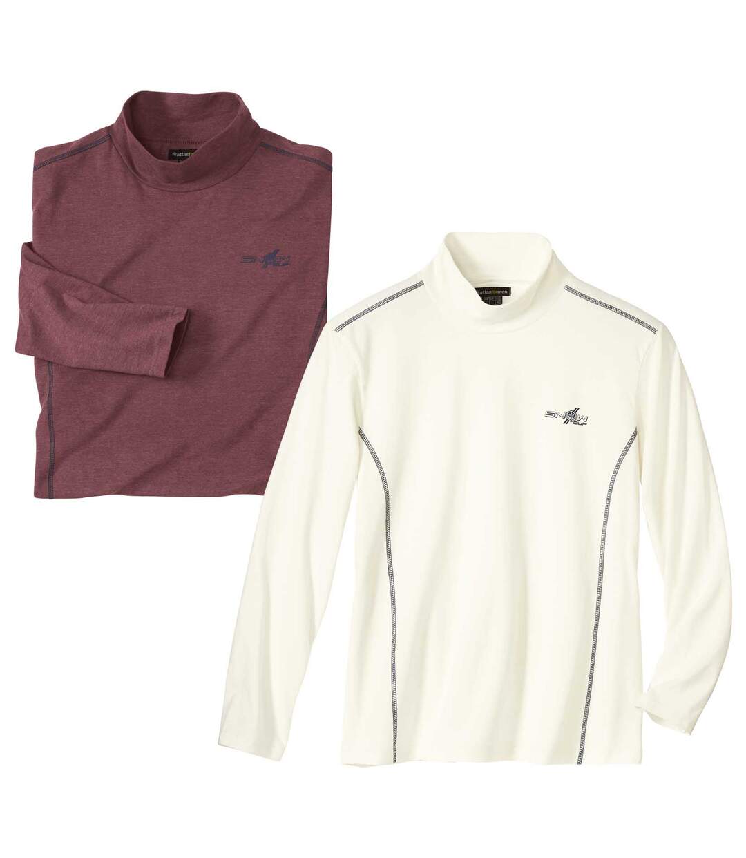 Lot de 2 Sous-Pulls Snow