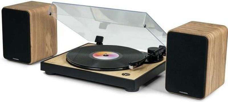 Thomson - Boekenplank Speaker Set - Hout