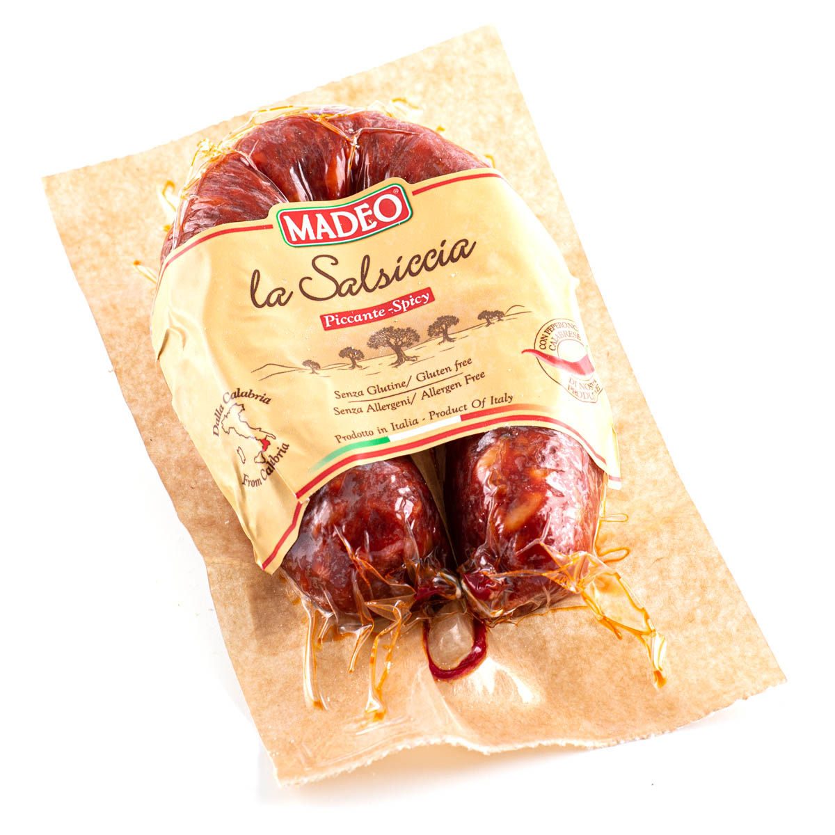 Salsiccia Piccante Curva 330g