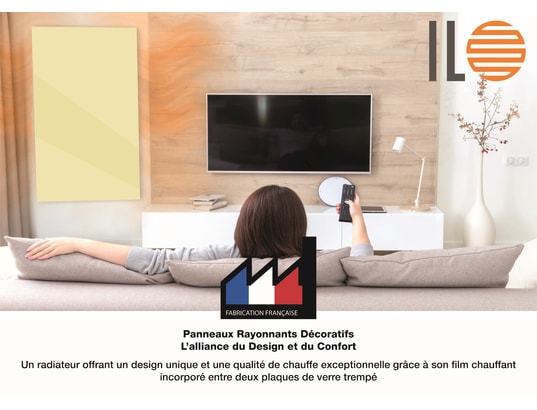 ILO - Radiateur rayonnant / radiateur électrique rayonnant mural / 500w / +28 motifs...