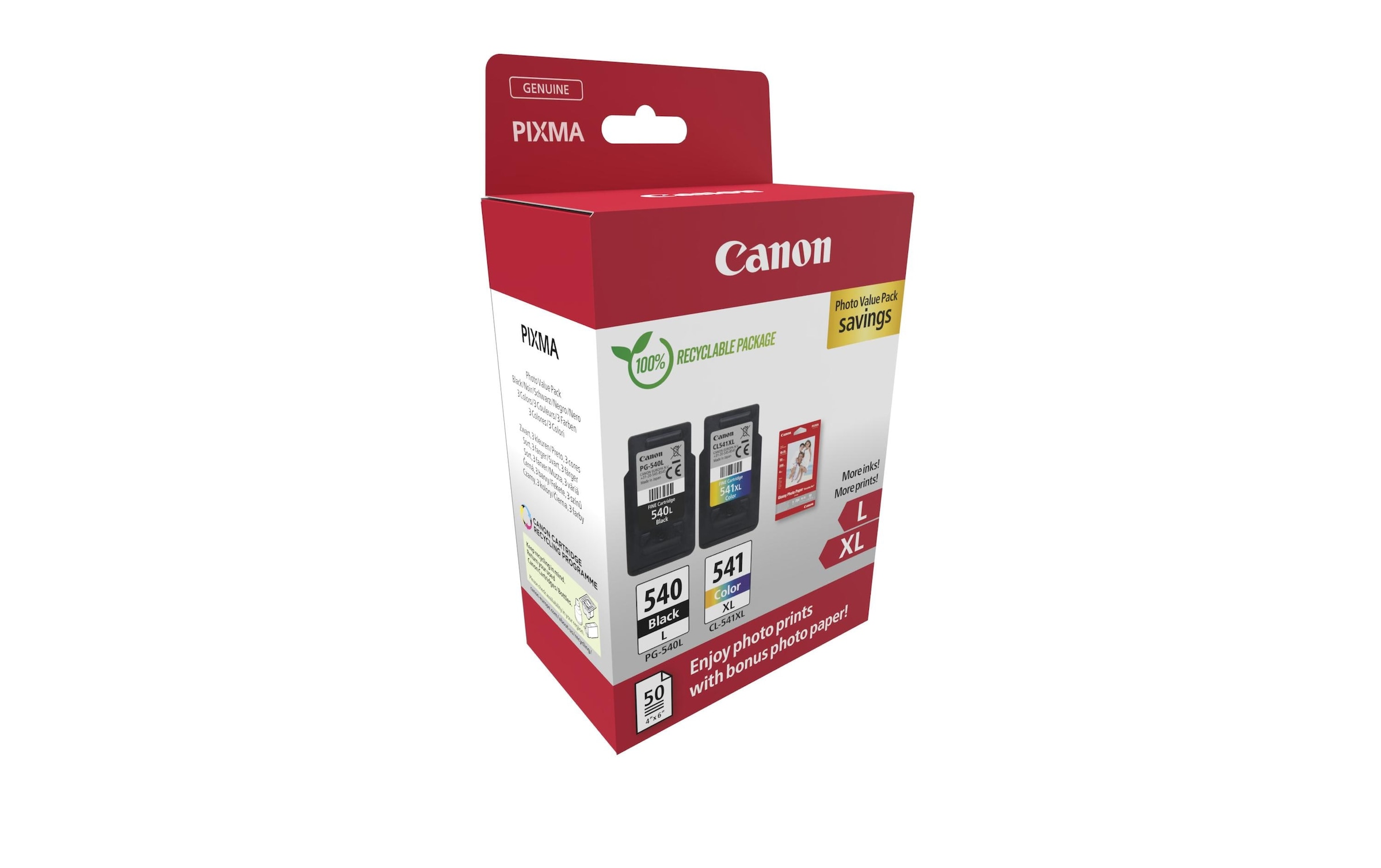 Canon Tintenpatrone »PG-540L/CL-541XL BK/C/M/Y«