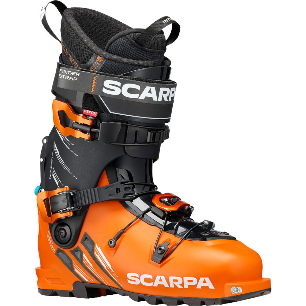 Scarpa Maestrale Touren Skischuhe Herren orange schwarz