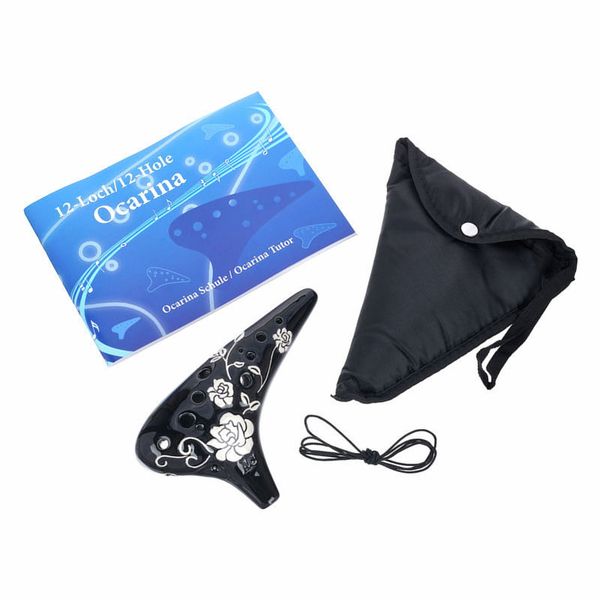 Thomann 12H Ocarina C3 Roses black