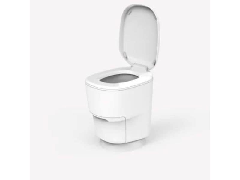 Clesana Toilette C1 mit Rund-Sockel Weiss Campingtoilette