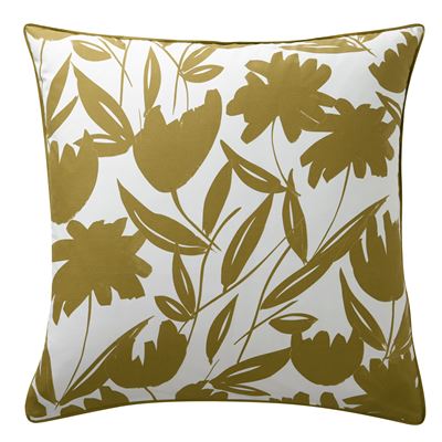 Linge de lit percale motif tulipes et rayures - BECQUET CRÉATION