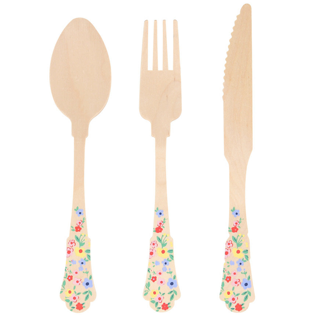 Meri meri bestek elegant floral - 24st