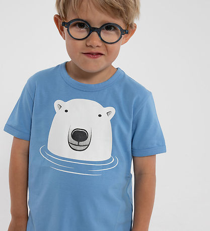 ANIMAL T-Shirt - DyrGrowl - Ice Blue Neuer Eisbär