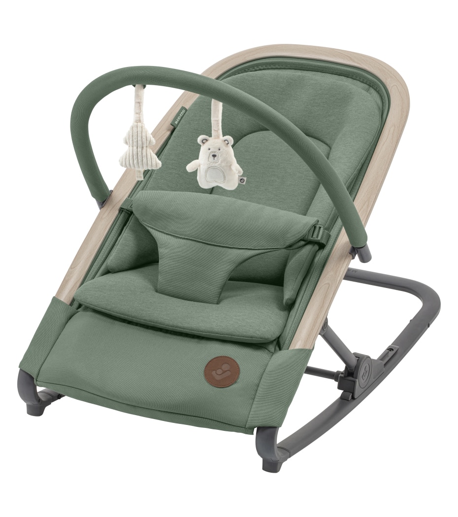 Kori Babywippe 0-24m   0 - 15 kg    Super bequemes Kissen für Neugeborene  |    2-in-1-Babywippe |    Mit einer Hand verstellbar |    Unterhaltsamer Spielzeugbogen |