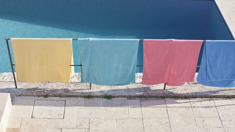 Syden strandhåndkle 90x180 aqua