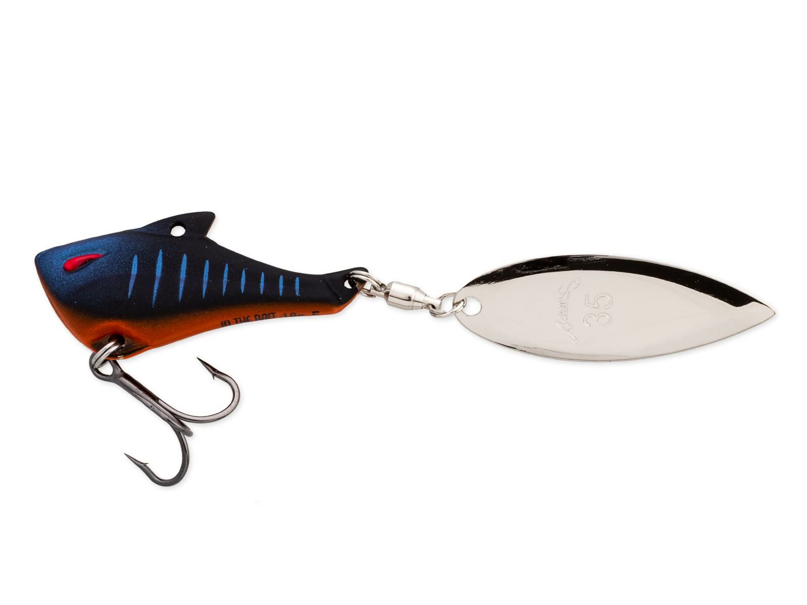 18g In The Bait Bass (BR-41M) Mat Black Tiger(Nories)