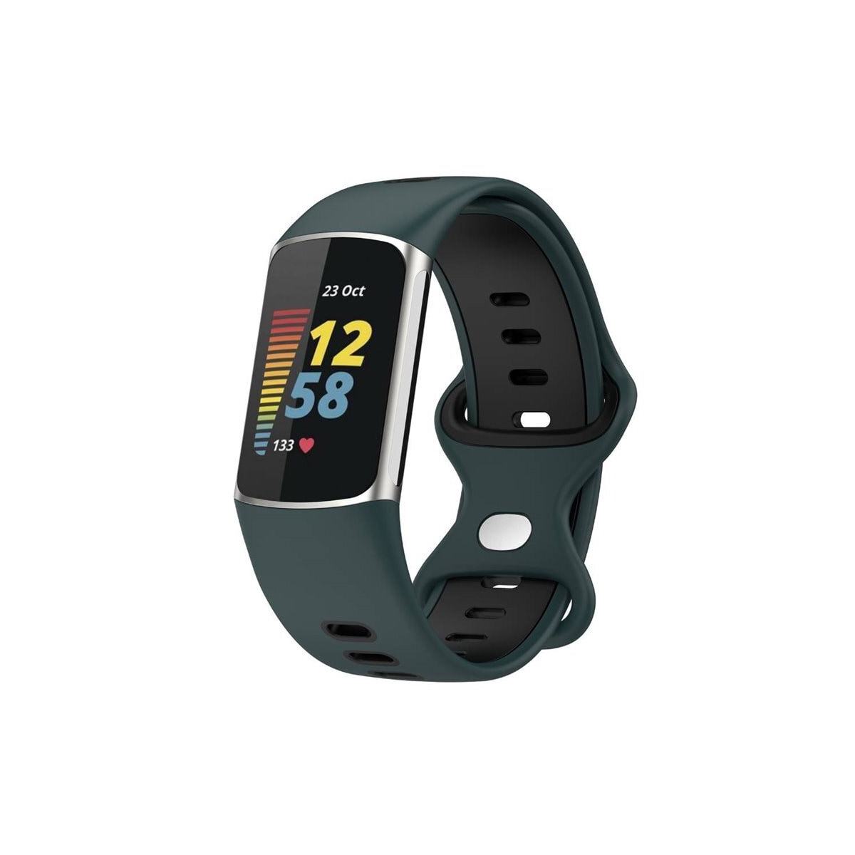Twin Sport Armband Fitbit Charge 5 - Olivengrønn/svart