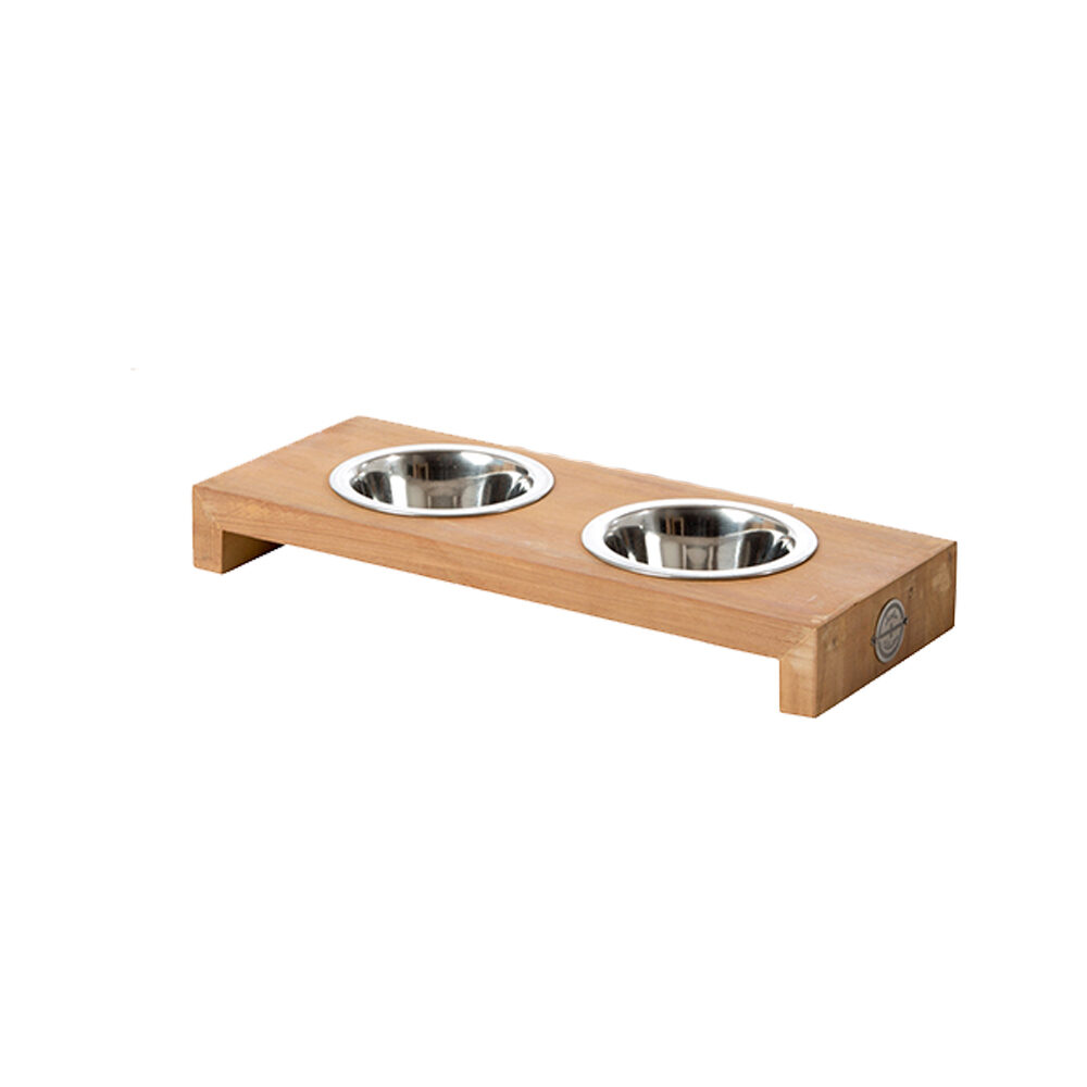 51 Degrees North Double Voerbak Teak
