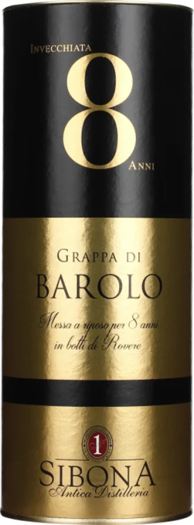 SIBONA GRAPPA 8 YEARS BAROLO 50CL