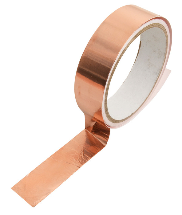 Kobbertape 2,5 cm × 4 meter