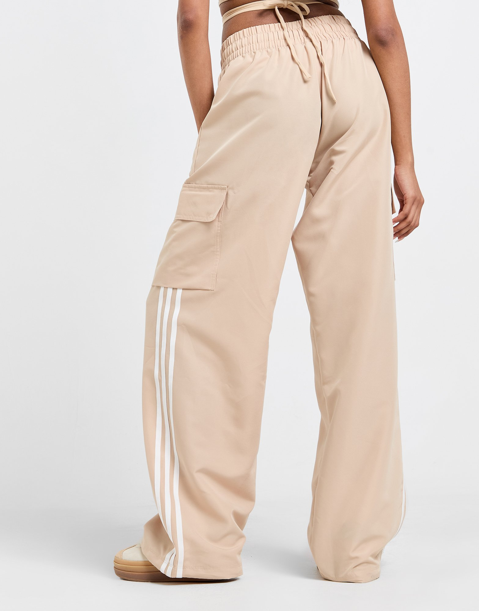 adidas Originals Pantalon Cargo Wide Leg 3 bandes Femme