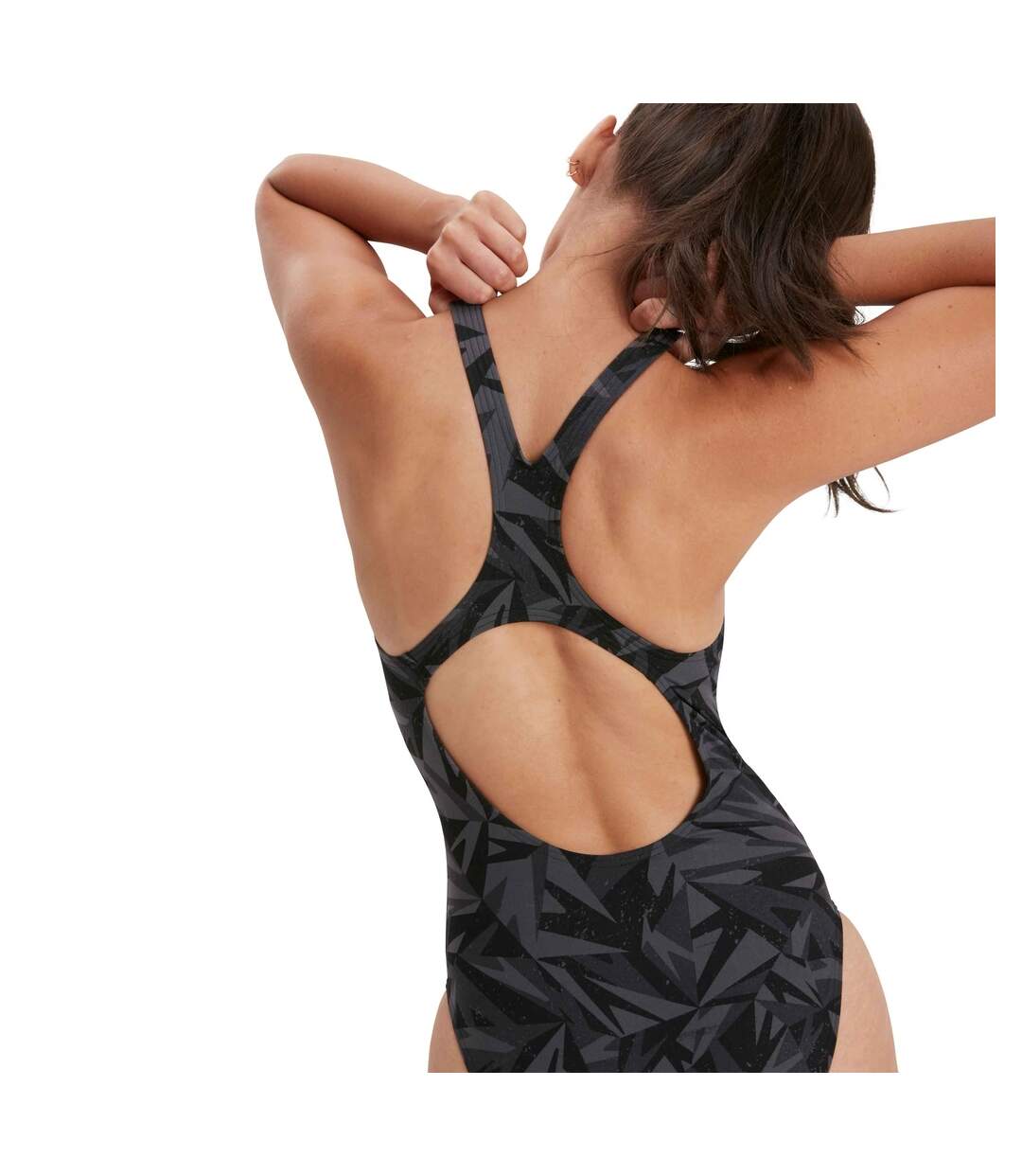 Speedo - Maillot de bain 1 pièce HYPERBOOM MEDALIST - Femme (Noir / Argenté) - UTRD3098