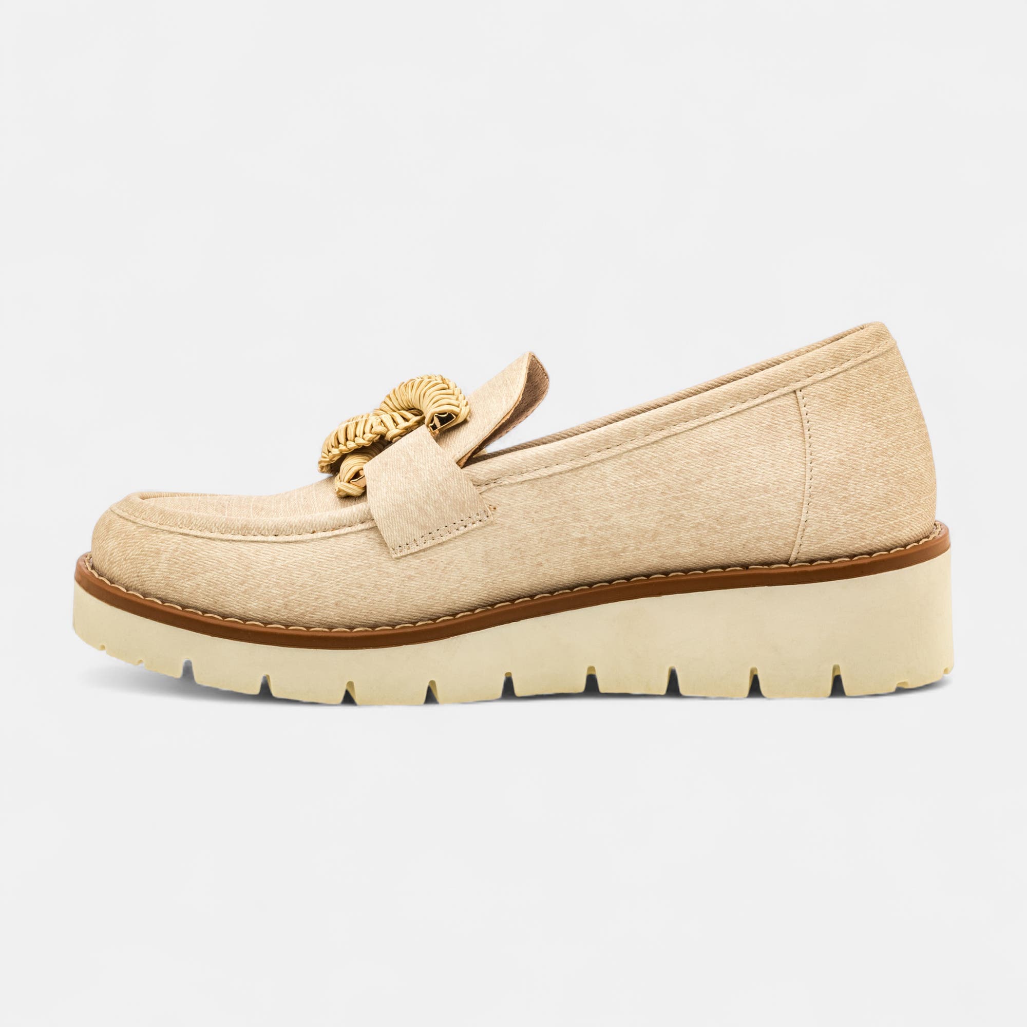 Mocassins Femme beige
