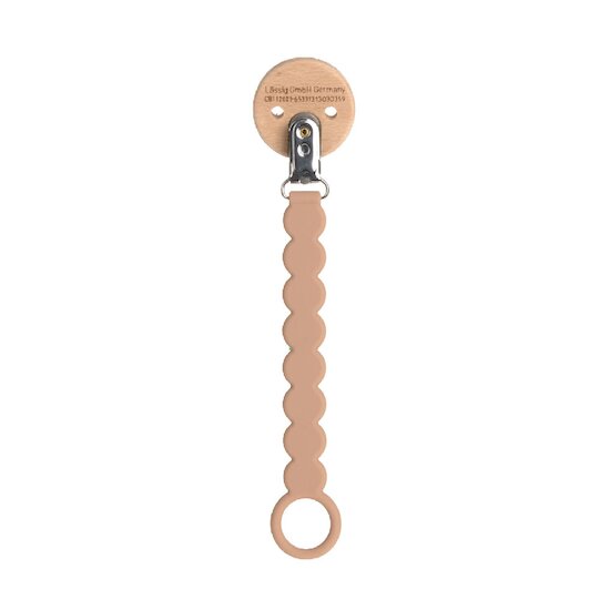 Attache sucette Tiny Smile bois/silicone   Brun        de               Lässig