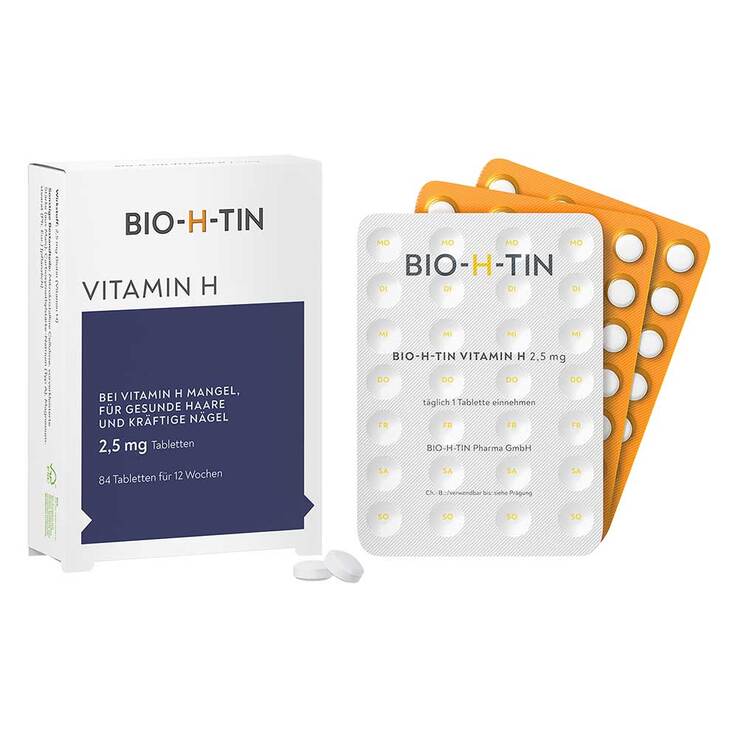 BIO-H-TIN Vitamin H 2,5 mg Tabletten, 84 St