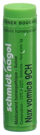 SCHMIDT-NAGEL Nux vomica Glob 9 CH 1 g